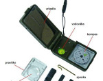 11 v 1 turisticky kompas teplomer na kemping a taborenie – fotka 2